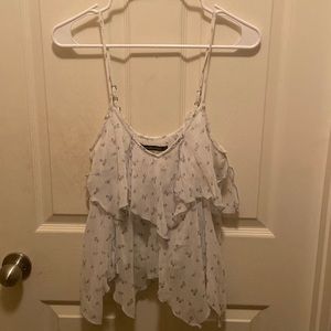 Layered cropped tank top